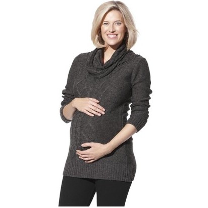 Liz Lange for Target Maternity Long-Sleeve Cable Pullover Sweater $15 + Free Shipping