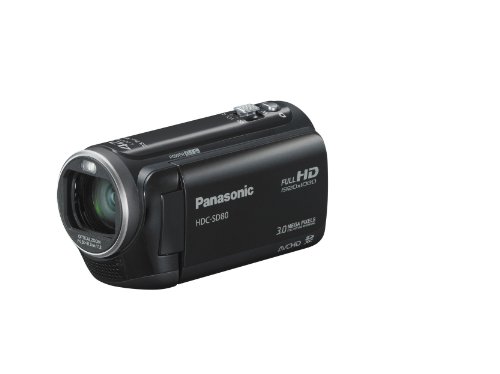  松下（Panasonic）HDC-SD80 便携式数码摄像机再降$10至 $189.99