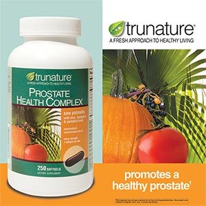TruNature Prostate Health Complex - Saw Palmetto with Zinc, Lycopene, Pumpkin Seed - 250 Softgels $21.34