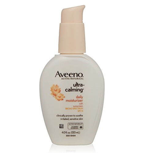 Aveeno Ultra-Calming Daily Moisturizer with Broad Spectrum SPF 15, 4 Fl. Oz. $9.62, free shipping