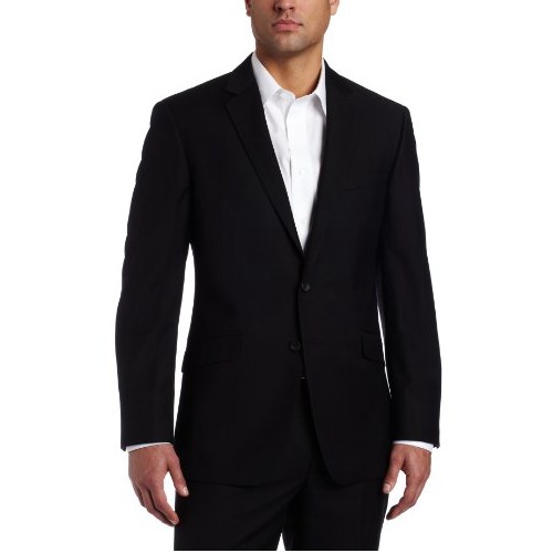 Kenneth Cole Reaction Men's Black Solid Suit Separate Coat $97.99(51%off)+ Free Shipping