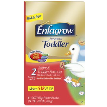 Enfagrow美贊臣2段高級幼兒配方奶粉5袋裝共75盎司 $52.58免運費
