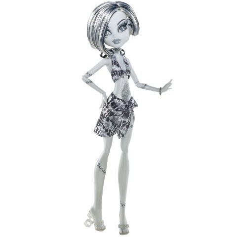Monster High Skull Shores Black and White Frankie Stein Doll $4.13