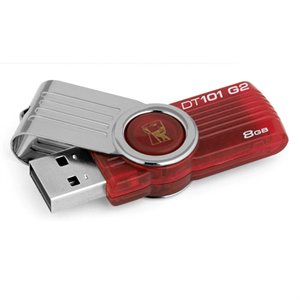金士頓 Kingston 第2代 DataTraveler 101  8GB USB快閃記憶體盤 $5.95