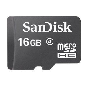 SanDisk microSDHC 16GB快閃記憶體卡 $8.99免運費