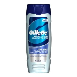 吉列 Gillette Fresh and Clean Cool Wave 沐浴露 (兩瓶裝，每瓶16盎司)  $4.94