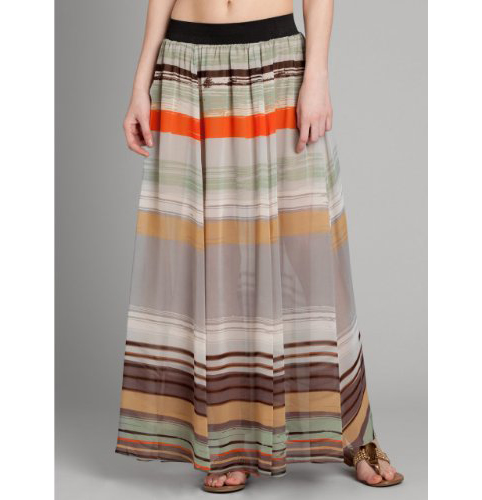 GUESS by Marciano Izia Stripe Maxi Skirt $104.99 (24%off)