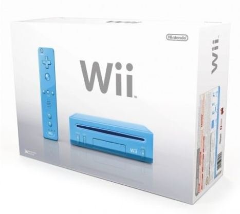 降价啦！Nintendo Wii Blue Console 任天堂蓝色WII游戏机带手柄 $161.00 (30%off)