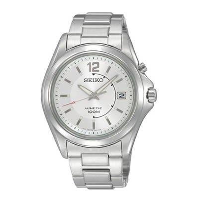 Seiko精工男式銀色不鏽鋼手錶 $83.50免運費