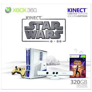 《星球大戰》限量版 Xbox 360 320GB Kinect 體感操控遊戲機  $379.99 