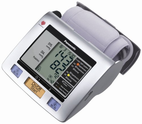  松下 Panasonic 上臂式血压计EW3122S（银色） $41.40
