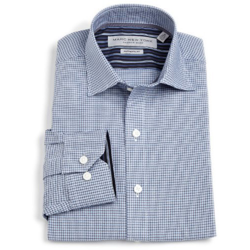 Marc New York Men's Twill Mini Check Shirt $25.24 ＋Free shipping
