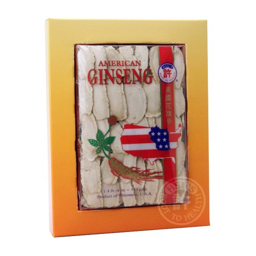 Hsu's Ginseng 126.4, Slices Cultivated American Ginseng 4oz $26.67 + Free Shipping