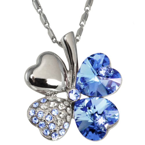 18k Gold Plated Swarovski Crystal Heart Necklace $19.95