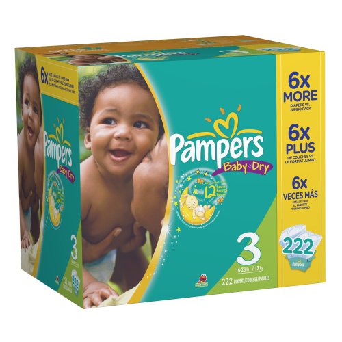 Pampers Baby Dry Diapers at $37.75