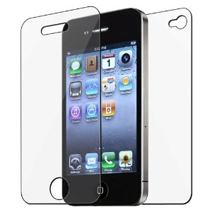 Front and Back Reusable Screen Protector for Apple iPhone 4 (3 pack) $1.08