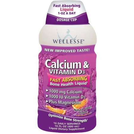 Wellesse Calcium & Vitamin D3, 1000mg, (Pack of 2) $10.69 + Free Shipping
