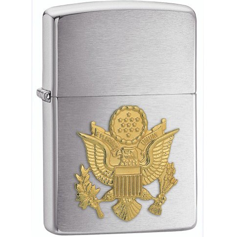 Zippo Army Emblem Pocket Lighter $15.50 + Free Shipping