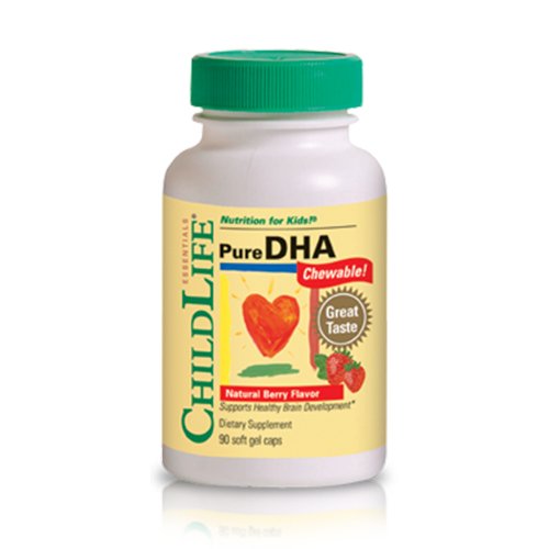 ChildLife 纯天然 儿童DHA 咀嚼胶囊，90粒，原价$16.19，现仅售$8.27