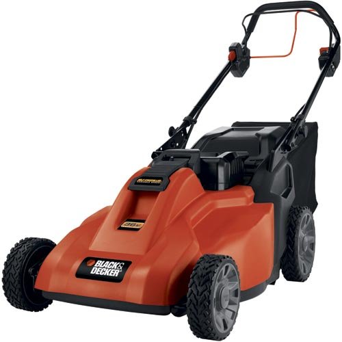 Black & Decker SPCM1936 19-Inch 36-Volt Cordless Electric Self-Propelled Lawn Mower With Removable Battery, only $329.00, free shipping after automatic discount at checkout.