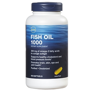 GNC Fish Oil 180 Softgel Capsules $9.99