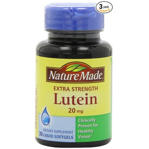 Nature Made Extra Strength Lutein 20mg, 30 Softgels (Pack of 3) $28.70+free shipping