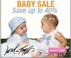 Up to 40% off the best ones for baby at Lord&Taylor!