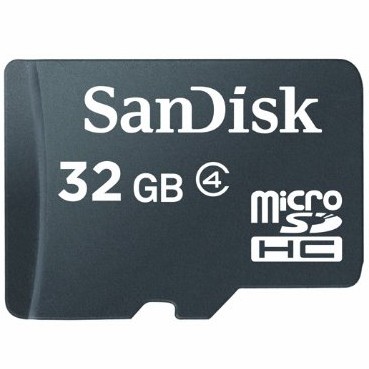 SanDisk microSDHC Class 4 32GB快閃記憶體卡 $19.35