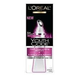 L'Oreal Paris Youth Code Regenerating Skincare Eye Cream Daily Treatment, 0.5 Ounce $7.87（69%off）
