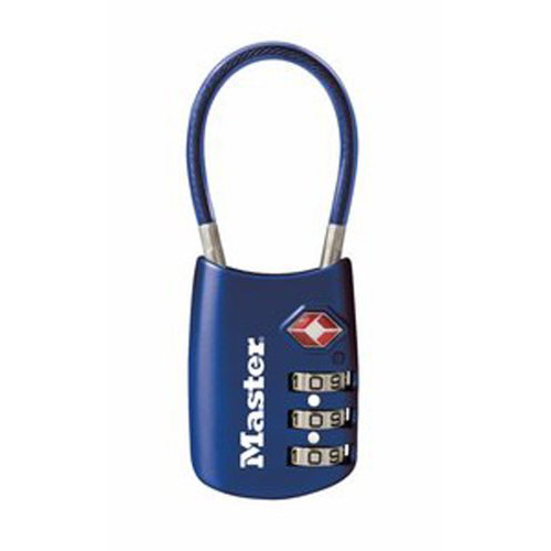 Master Lock 4688D TSA Accepted Cable Luggage Lock in Assorted Colors $5.98
