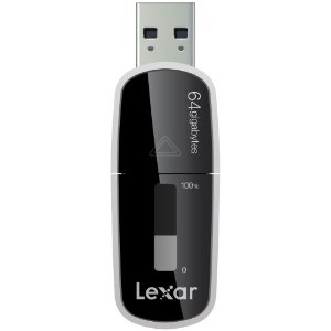 Lexar Echo MX 64 GB Backup Flash Drive LEHMX64GBSBNA $19.97