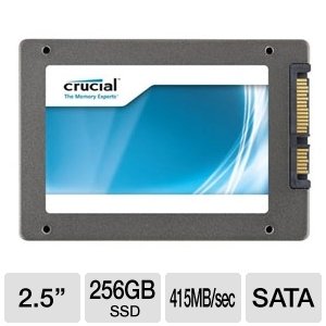 Crucial 256 GB m4 2.5寸 SSD固态硬盘 $159.99免运费