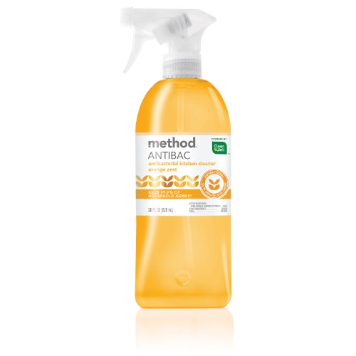 Method Antibacterial Kitchen Cleaning Spray, Orange Zest, 28 Ounce (Pack of 2) $7.98