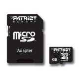 Patriot Signature 16 GB MicroSDHC Flash Memory Card with SD Adapter $9.99