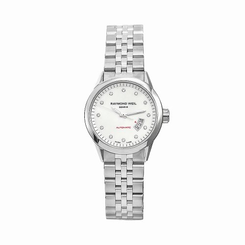 Raymond Weil Women's 2430-ST-97081 Freelancer Stainless Steel Silvertone Dial Watch  $797.06(60%off) + Free Shipping 