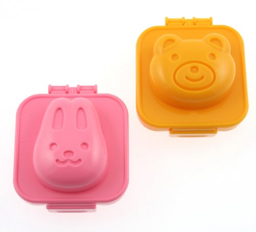 Kotobuki 小熊兔子造型塑料雞蛋模具 （2個裝），現僅$2.97 免運費！