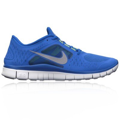 Nike Free Run +3 Soar Platinum Silver男士跑鞋（藍色）$90 (10%off)