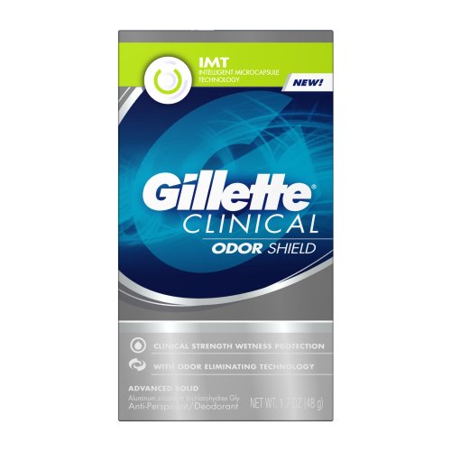 Gillette Clinical Strength Advanced Solid Anti-Perspirant, 1.7-Ounces Bottles (Pack of 2) $12.39