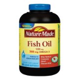 Nature Made Omega-3 Fish Oil 1200 mg 375 Liquid Softgels $12.21 + $5.99 shipping