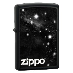 Zippo Licorice, Black, Night Sky/Galaxy Design $17.59 + Free Shipping