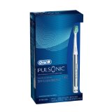 Oral B Pulsonic Sonic Electric Rechargeable Power Toothbrush + 28-count Crest Dental Whitening Kit $39.99