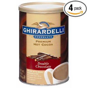 Ghirardelli Chocolate Premium Hot Cocoa Mix, Double Chocolate, 16-oz Tins (Pack of 4) $16.37(15%off)