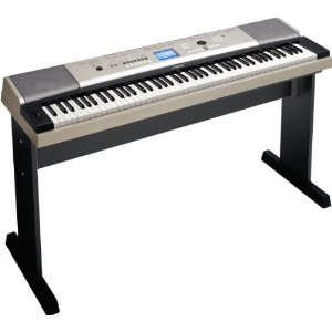 Yamaha YPG-535 88-key Portable Grand Graded-Action USB Keyboard with Matching Stand and Sustain Pedal  $486.93