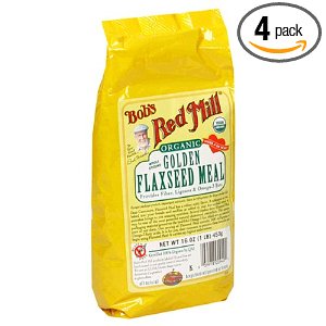 Bob's Red Mill Organic Golden Flaxseed Meal, 16-Ounce Packages (Pack of 4), only $10.76
