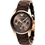 降了！Emporio Armani AR5891女式棕色石英手錶，時尚高端，原價$395.00，現僅$170.10 免運費！