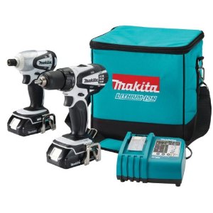 Makita LCT200W 18-Volt Compact Lithium-Ion Cordless 2-Piece Combo Kit  $199.00