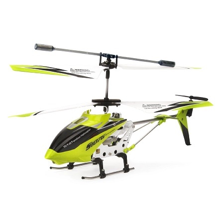 Syma S107G 3 Channel RC Helicopter with Gyro, Green, $13.95