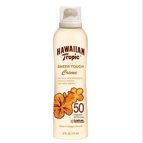 Hawaiian Tropic夏威夷热带防晒霜SPF50（3瓶装）$14.99+$3.99运费