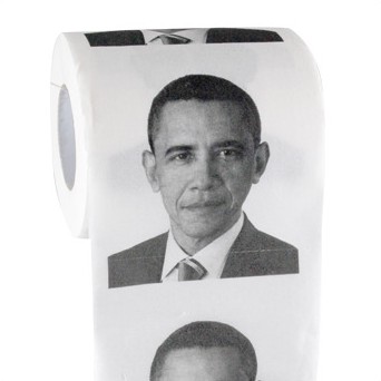 Big Mouth Toys Funny Toilet Paper: Obama $5.73