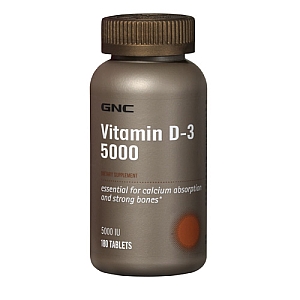 GNC Vitamin D-3 5000 2 for $10 
